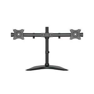 Multibrackets M Basic 15"-27" LCD TV/Monitor asztali tartó kar - Fekete (2 Kijelző) kép