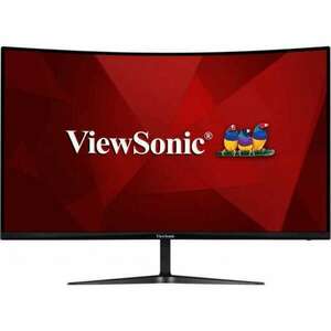 ViewSonic Monitor 31, 5", VX3219-PC-mhd (VA, 16: 9, 1920x1080, 240Hz, 1ms, 300cd/m2, HDMI, DP, VESA, SPK, ívelt) kép