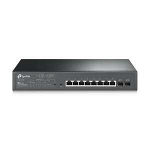 TP-Link TL-SG2210MP JetStream 8xGbE PoE+ LAN 2xGbE SFP port smart menedzselhető PoE+ switch kép