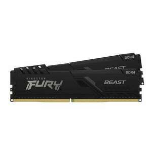 64GB 2666MHz DDR4 RAM Kingston Fury Beast Black CL16 (2x32GB) (KF426C16BBK2/64) kép