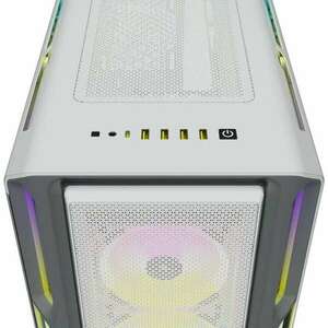 Corsair iCUE 5000T RGB Midi Tower Fehér számítógép ház kép