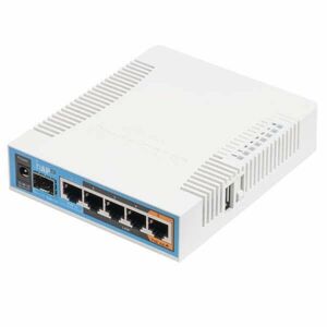 MikroTik hAP ac RB962UiGS-5HacT2HnT L4 128MB 5x GbE LAN 1x GbE SFP Dual-band Vezeték nélküli Router kép