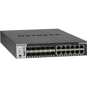 Netgear M4300-12X12F 12x10G, 12xSFP+, 32 MB buffer, fekete switch kép