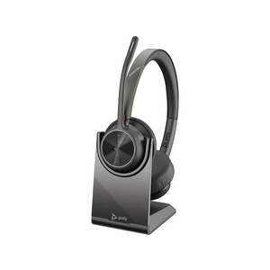 HP Poly Voyager 4320 (USB Type-A) Wireless Headset + BT700 Adapter - Fekete kép