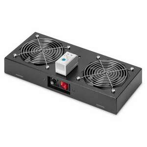 Digitus DN-19 FAN-2-WM-T Hűtőtartozék - Fekete kép