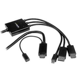 Startech - HDMI, DisplayPort or Mini DisplayPort to HDMI Converter Cable - 2 m kép