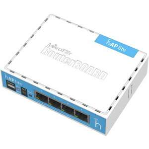 Mikrotik RB941-2ND Wireless Router RouterBOARD 2, 4GHz, 4x100Mbps, 300Mbps, Asztali - RB941-2ND kép