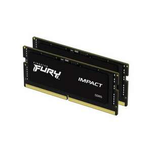 Kingston 32GB / 5600 Fury Impact DDR5 Notebook RAM KIT (2x16GB) (KF556S40IBK2-32) kép