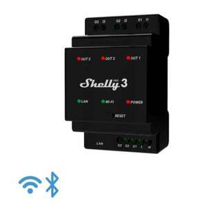 Shelly okosrelé, wifi + ethernet, 3 áramkörös, din-sínre szerelhető - shelly pro 3 SHELLY PRO 3 kép