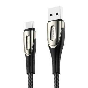 Joyroom Sharp USB USB-C kábel 2.4A 3m fekete (S-M411 Type-C 3m) kép