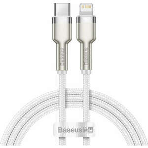 Baseus Cafule USB-C - Lightning kábel PD 20W 2m (CATLJK-B02) - fehér kép