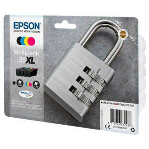 Epson Padlock C13T35964010 tintapatron 1 db Eredeti Nagy (XL) kapacitású Fekete, Cián, Magenta, Sárga kép