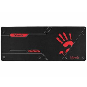 A4TECH Bloody BP50L, Gamer, 750x300x3 mm, Texturált szövet, Csúszásmentes, Fekete-Piros, Egérpad kép