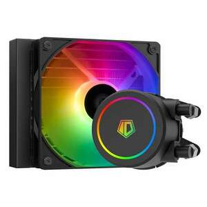 ID-Cooling CPU Water Cooler - FX120 ARGB (35, 2dB; max. 129, 39 m3/h; 12cm, A-RGB LED, fekete) kép