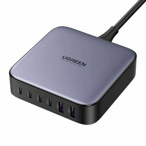 Desktop charger UGREEN, 2xUSB-A, 4xUSB-C, GaN, 200W (black) kép