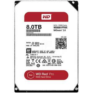 WESTERN DIGITAL 3.5" HDD SATA-III 8TB 7200rpm 256MB Cache, RED Pro kép