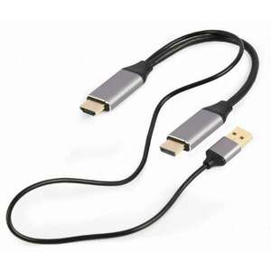 Gembird A-HDMIM-DPM-01 Active 4K HDMI male to DisplayPort male adapter cable 2m Black A-HDMIM-DPM-01 kép