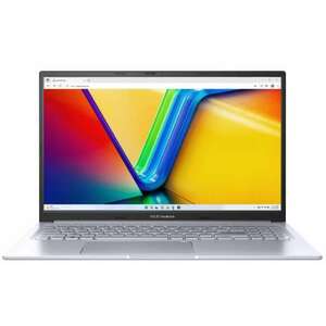 ASUS Vivobook Laptop 15, 6" Fényes OLED, Intel Core i7, 512GB, 16GB, Windows 11 Home, Ezüst kép