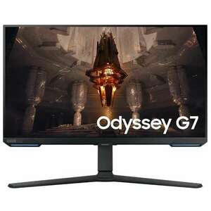 Samsung gaming 144hz ips monitor 28" g70b, 3840x2160, 16: 9, 300cd/m2, 1ms, 2xhdmi/dp/2xusb/lan/wifi/bt, pivot, hangszóró LS28BG700EPXEN kép