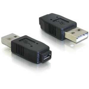 Delock USB micro B (F) - USB 2.0-A (M) adapter kép