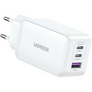 Ugreen USB-A / 2x USB-C Hálózati töltő - Fehér kép