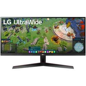 LG 29WP60G-B IPS Monitor 29", 2560x1080, 21: 9, 250cd/m2, 1ms, HDMI/DisplayPort/USB-C kép