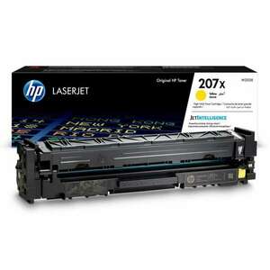 HP 207X nagy kapacitású LaserJet tonerkazetta sárga (W2212X) (W2212X) kép