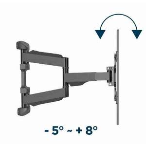 Gembird WM-75ST-01 32"-75" LCD TV/Monitor fali tartó - Fekete (1 kijelző) kép