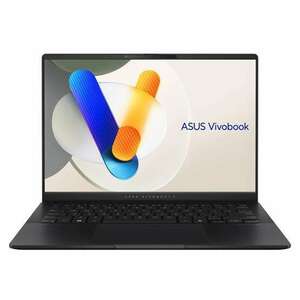 Asus VivoBook S14 Laptop 14" Fényes OLED, AMD Ryzen 7, 1TB, 16GB, Windows 11 Home, Fekete kép