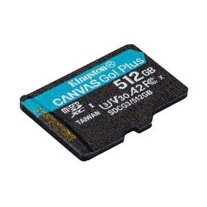 512GB microSDXC Kingston Canvas Go! Plus UHS-I U3 V30 A2 (SDCG3/512GBSP) kép