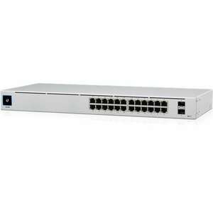 LAN/WIFI Ubiquiti UniFi Switch Gen2, 24x gigabit RJ45 port, 2xSFP port, 16x 802.3af/at PoE max. 95W, rackbe szerelhető kép