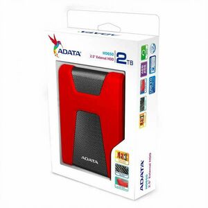 A-Data 2TB 2, 5" USB3.1 HD650 Red kép