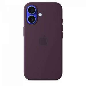 Silicone case with MagSafe for iPhone 16 - plum kép