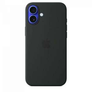 Silicone case with MagSafe for iPhone 16 Plus - black kép