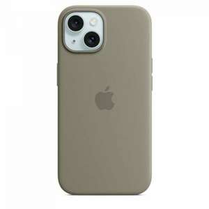 Silicone case with MagSafe for iPhone 15 - clay kép