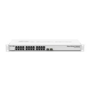 Mikrotik Switch Smart - CSS326-24G-2S+RM (24port 1Gbps + 2port SFP+; 1U rackmount) kép