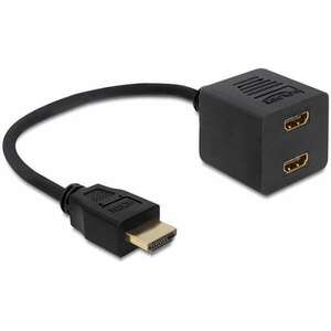 Delock adapter, HDMI -> 2x HDMI kép