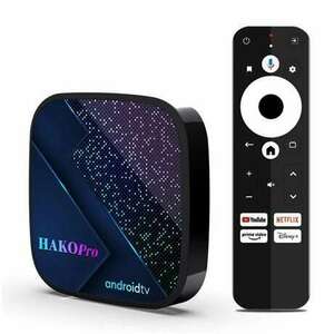 Hako Android 11 tv box google certfied, netflix 4k, hbo max, disney+ PRO 2/16GB kép