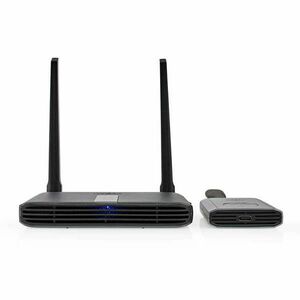 Wireless HDMI ™ jeladó | Wi-Fi | 2400-5000 MHz | 30.0 m (látótávolságon belül) | Maximális felbontás: Full HD 1080p | 1.65 Gbps | IR visszatérő funkció | Szürke kép