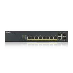 ZyXEL GS1920-8HPv2 8port GbE LAN PoE (130W) 2port Gbe combo RJ45/SFP L2 menedzselhető switch kép