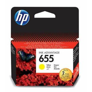 CZ112E Tintapatron Deskjet Ink Advantage 3520 sor nyomtatókhoz, HP 655, sárga, 600 oldal kép