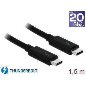 DELOCK - Thunderbolt 3 kábel M/M 1, 5m - 84846 kép