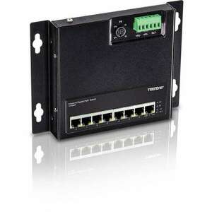 TRENDnet TI-PG80F PoE+ Ipari Gigabit Switch (TI-PG80F) kép