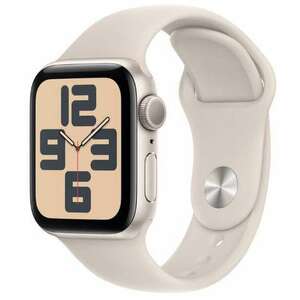 Apple Watch SE3 40mm fényes aluminiumtok, csillagfény sport szíj (APPLE-MR9V3QH-A) (MR9V3QH/A) kép