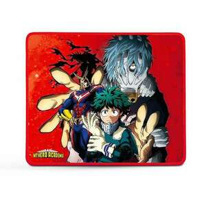 KONIX MY HERO ACADEMIA SHIGARAKI EGÉRPAD - csúszásmentes gumi, ultravékony 3D szilikon felület - PIROS kép