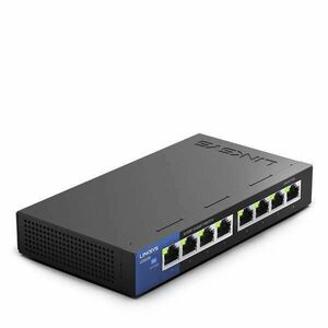 Linksys SMB LGS108 8port 10/100/1000Mbps LAN nem menedzselhető asztali Switch kép