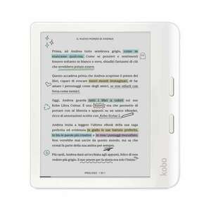 Rakuten Kobo Libra Colour 32 GB E-book olvasó - Fehér (N428-KU-WH-K-CK) kép