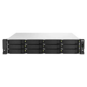 QNAP TS-H1887XU-RP NAS Rack (2U) Ethernet/LAN csatlakozás Fekete, Fehér E-2336 kép