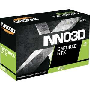 GTX 1650 4GB Inno3D Twin X2 OC GDDR6 (N16502-04D6X-171330N) kép