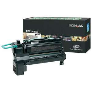 Lexmark X792 extra nagy kapacitású festékkazetta fekete (X792X1KG) (X792X1KG) kép